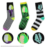 Set of 3 Beetlejuice Socks