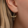 Flying Key Earrings