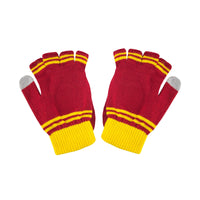 Fingerless Mitten Gloves Gryffindor red