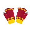 Fingerless Mitten Gloves Gryffindor red