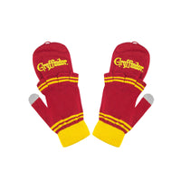 Fingerless Mitten Gloves Gryffindor red