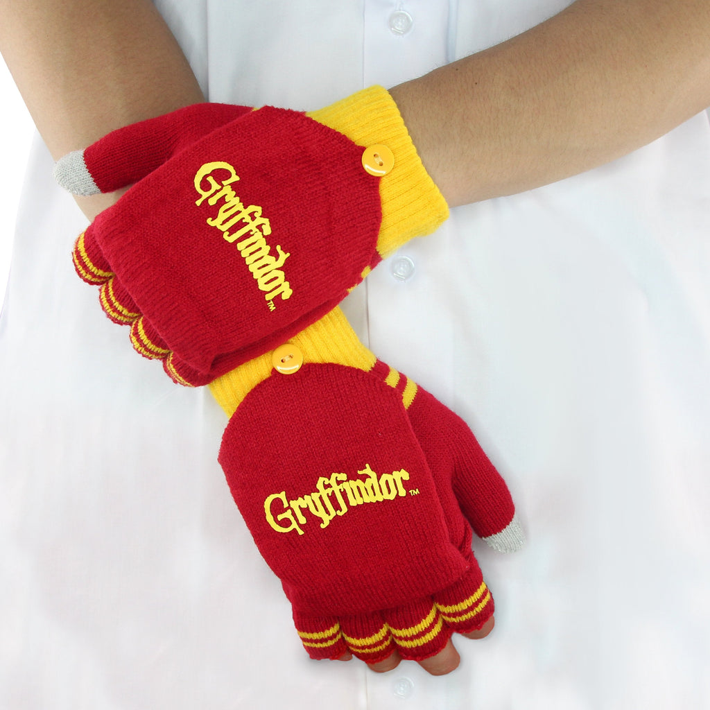 Mitten Gloves Gryffindor red