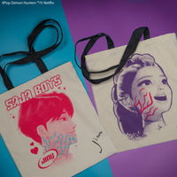 K-Pop Demon Hunters Woven Tote Bag Collection