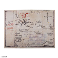 The Hobbit Hardcover Notebook with foldable map