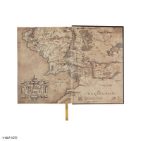 Middle-Earth Hardcover Notebook with foldable map