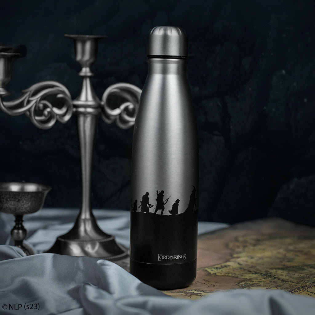 Silver Fellowship of the Ring Insulated Water Bottle