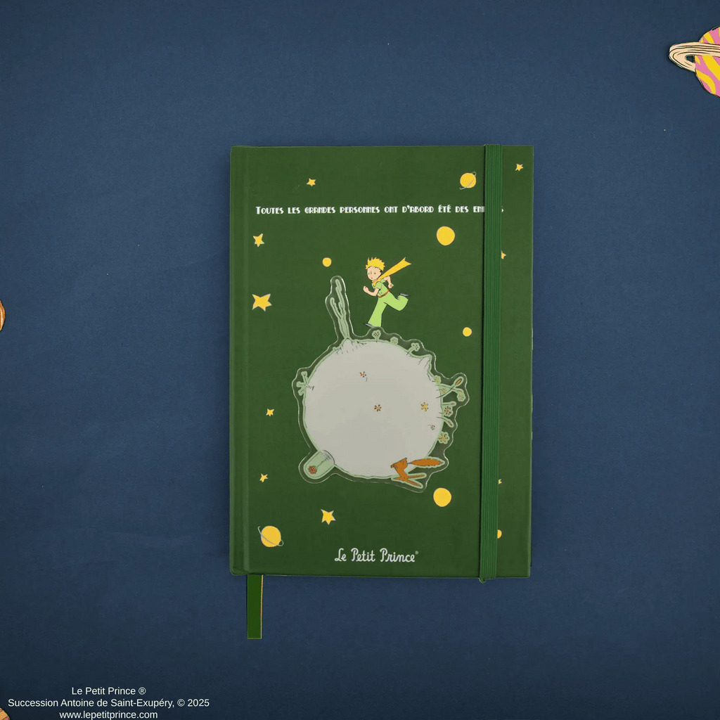 Spinning Asteroid B-612 Notebook