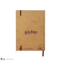 Notebook with foldable Marauder's map