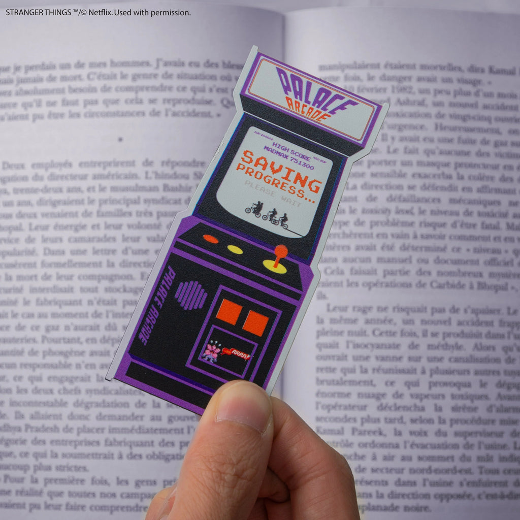 Arcade Metal Bookmark