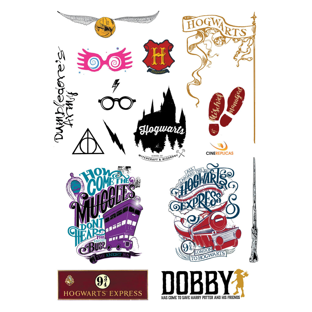 Set of 55 Harry Potter Stickers