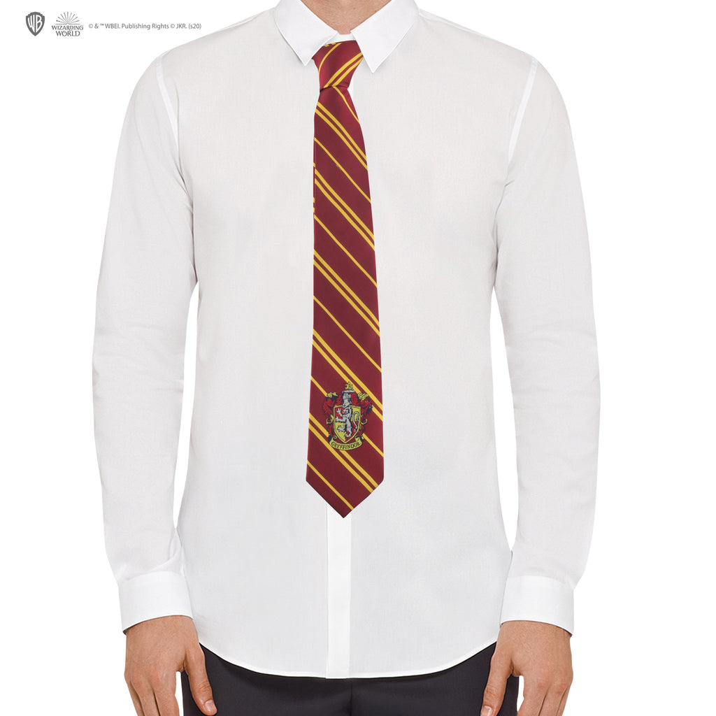 Adults Woven Crest Gryffindor Tie