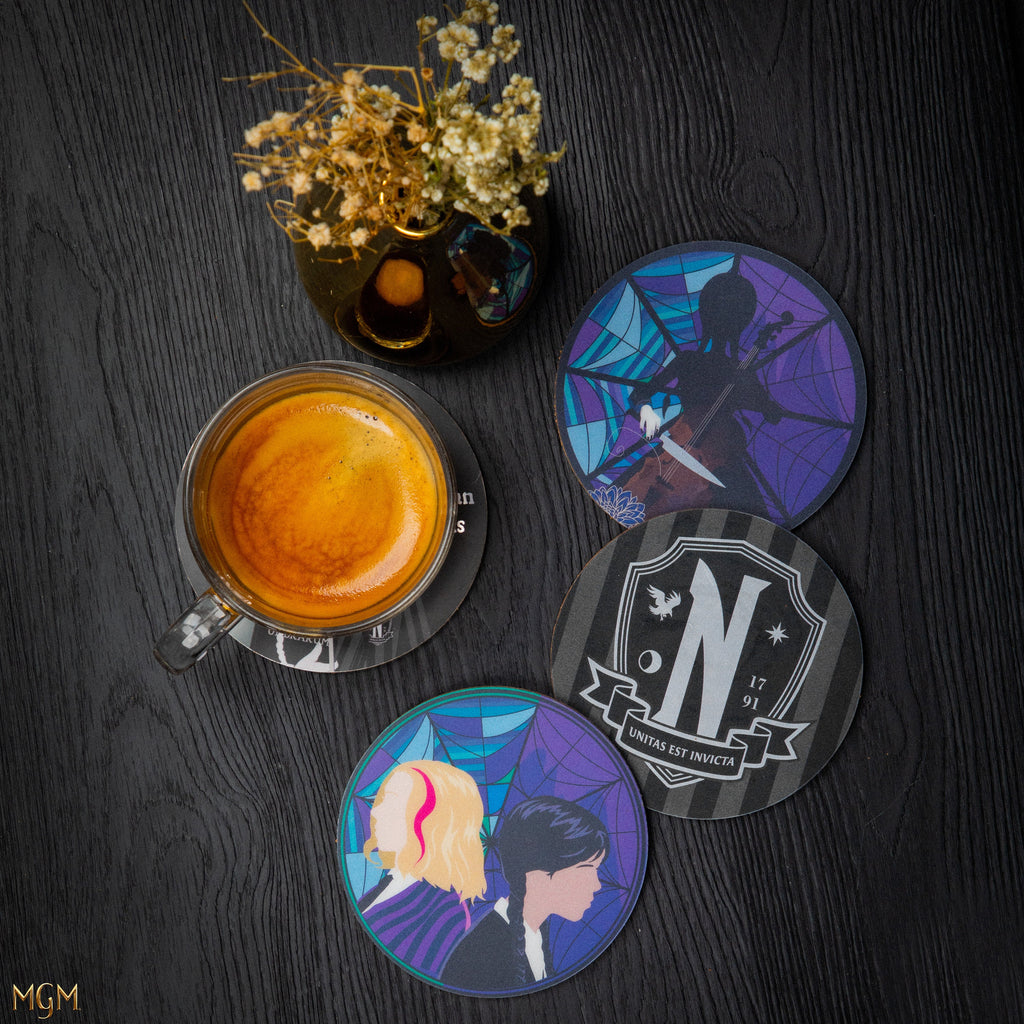 Set of 4 Wednesday Coaster