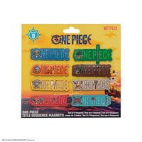 Set of 8 One Piece Title Sequence Magnets