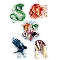 Harry Potter tattoo Hogwarts house